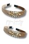 Mink Velvet Crystal-Cut Stone Special Design Velvet Crown, Invitation, Christmas, Wedding, Prom - 5