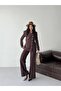 Women's Double-Breasted Blazer Jacket Pants Set Stylish Button Detail Modern Office Formal Suit - 5