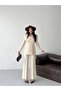 Women's Double-Breasted Blazer Jacket Pants Set Stylish Button Detail Modern Office Formal Suit - 5