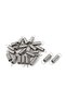0.5mmx6x25mm 24pcs 0.5mmx6x25mm Stainless Steel Dual Hook Small Tension Spring - 3
