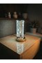 Touch Table Lamp with 3 Color Modes - 3D Decorative Night Light with Gold Base - 2
