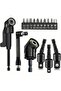 The right angle drill accessory kit includes socket adapter,hexagonal shank angle drill adapter,o...