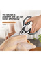 XXS 1Pcs Stainless Steel Multipurpose Kitchen Scissor Tool for Meat Vegetables Barbeque Chicken Kitc - 5
