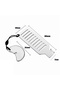 Safety Anti-theft Door Blocker Portable 8cm Stainless Steel Safe Security Tool For Home Privacy H... - 4
