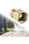 M22 15mm Male Thread To M22 14mm Female Metric Adapter Pressure Washer Brass Hight Pressure Washe... - 4