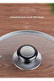 2pcs Black Stainless Steel Lid Knob 5mm-12mm Universal Replacement Carrying Handle for Glass Lid ...