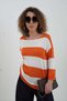 Thick Striped Knitwear Sweater - 3