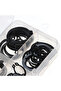 160pcs External Circlip Snap Retaining Rings Set Carbon Steel M6-M25mm C Clip Circlip Washer Set ... - 4