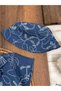 Floral Printed Safari Hat and Buttoned Shorts Summer Muslin Baby Boy/Kid Set - 5