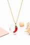 Women's Steel Pepper Necklace