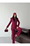 Women's Double-Breasted Blazer Jacket Pants Set Stylish Button Detail Modern Office Formal Suit
