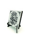 طاولة مكتبية من MDF مطبوع عليها عبارة "الرزق من الله" مقاس 10×10 1H-Rzk1