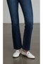 620003-F Genuine Leather Front Buckle Detail Flat Sole Loafer Shoes for Women - 2