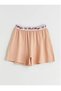 Lcw kids brown bicycle collar bow Printed girls children's pajama set with shorts - 5