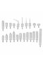 RESSER 22-piece indicator clock extension and adapter set - 4