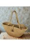 Wicker Jute Beach Bag, Wicker, Jute Bag, Women's Bag, Handbag, Accessory, Beach Bag - 3