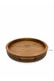 Wooden Round Service Tray - 2