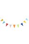 10M Colorful Fabric Celebrate Flag Hanging Banners Party Supplies Bunting Garland Happy Birthday ... - 5