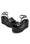 Women's Straw Sole High Platform Heeled Eva Sandals 2325 - 8