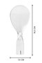 Klar Transparent Heat Resistant Fireproof Non-Stick Plastic Rice Spoon - 2