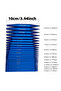 A Set of 39 Knitting Tools, Aluminum Oxide Blue, Detachable, with Interchangeable Heads and Cords... - 3