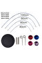 A Set of 39 Knitting Tools, Aluminum Oxide Blue, Detachable, with Interchangeable Heads and Cords... - 4