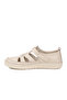 Ecru Genuine Leather Memory Foarm Women's Casual Shoes Z520 Z - 4