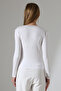Women's V-Neck Collar Lace Long Sleeve Blouse 22144 - 4