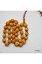 Heat-pressed amber rosary 33 beads 40 g 12 -13.5 mm - 2