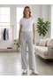 Women's Baggy Lycra Striped Trackpants