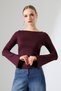 Women's Boat Neck Spanish Sleeve Blouse 22157