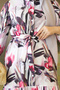 Patterned Hijab Jessica Dress B593 Fuchsia - 2