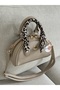 Women's Retro Design Scarf Shoulder Bag Daily Stylish Hand and Shoulder Bag with Accessories En21 Size14
