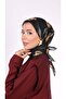 وشاح قطني ناعم باللون الأسود