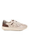 Ecru Genuine Leather Memory Foam Women's Casual Shoes Z543 Z