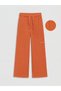 Özmarka New Season Wide-Leg Textured Girls' Trousers - 3