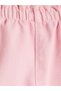 Lcw Kids Pink Bow Detailed Girls' Shorts - 7