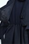 Cupra dress with elastic waist and tie detail - navy - 6