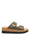 Pantai 35205 Anatomical Women's Massage Sole Slippers Khaki - 2