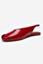 Serina Red Crinkled Patent Leather Women's Sandals - 6