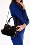 Women's Small Modern Handbag Ald.4276 Black Croco - 2