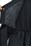 Cupra dress with elastic waist and tie detail - black - 6