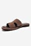 Brio Mink Suede Genuine Leather Women's Slippers - 6