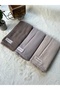 Hijab Plain Cotton Crash Shawl Set of 3 (Brown - Stone - Light Mink)