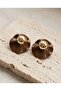 Vintage Model Design Crimped Earrings - 3