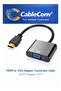 كابل محول HDMI إلى VGA بدقة 1080 بكسل لتحويل الفيديو