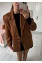 Süet Blazer Ceket - 4
