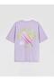 Crew Neck Printed Girls' T-Shirt (S6) - 2