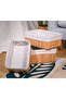 3-Piece Bamboo Multi-Purpose Organizer Basket Set with Fabric Inner Coating in 3 Different Sizes - 5