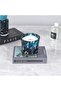 شمعة معطرة بتصميم كلاسيكي عصري - أزرق - 500 جرام - 3